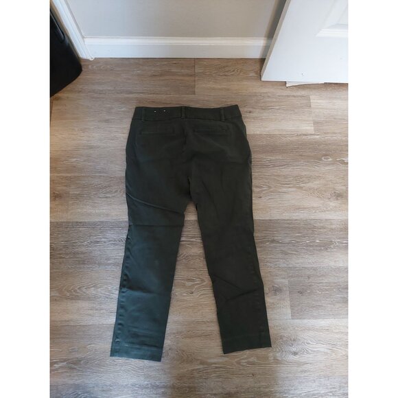 Loft Outlet Petite Modern Skinny Ankle Pants 6P Green - Picture 4 of 4